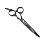 Fashion 6.0 Inch Black Paint Hairdressing Flat Bangs Thinning Scissors