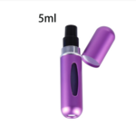 Mini Portable Refillable 8ml 5ml Perfume Aluminum Atomizer Spray Cosmetic Bottle