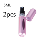 Mini Portable Refillable 8ml 5ml Perfume Aluminum Atomizer Spray Cosmetic Bottle