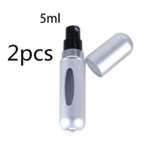 Mini Portable Refillable 8ml 5ml Perfume Aluminum Atomizer Spray Cosmetic Bottle