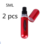 Mini Portable Refillable 8ml 5ml Perfume Aluminum Atomizer Spray Cosmetic Bottle