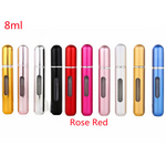 Mini Portable Refillable 8ml 5ml Perfume Aluminum Atomizer Spray Cosmetic Bottle