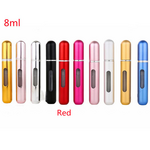 Mini Portable Refillable 8ml 5ml Perfume Aluminum Atomizer Spray Cosmetic Bottle