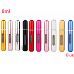 Mini Portable Refillable 8ml 5ml Perfume Aluminum Atomizer Spray Cosmetic Bottle