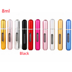 Mini Portable Refillable 8ml 5ml Perfume Aluminum Atomizer Spray Cosmetic Bottle