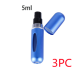 Mini Portable Refillable 8ml 5ml Perfume Aluminum Atomizer Spray Cosmetic Bottle