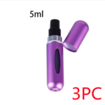 Mini Portable Refillable 8ml 5ml Perfume Aluminum Atomizer Spray Cosmetic Bottle