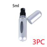 Mini Portable Refillable 8ml 5ml Perfume Aluminum Atomizer Spray Cosmetic Bottle