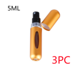 Mini Portable Refillable 8ml 5ml Perfume Aluminum Atomizer Spray Cosmetic Bottle